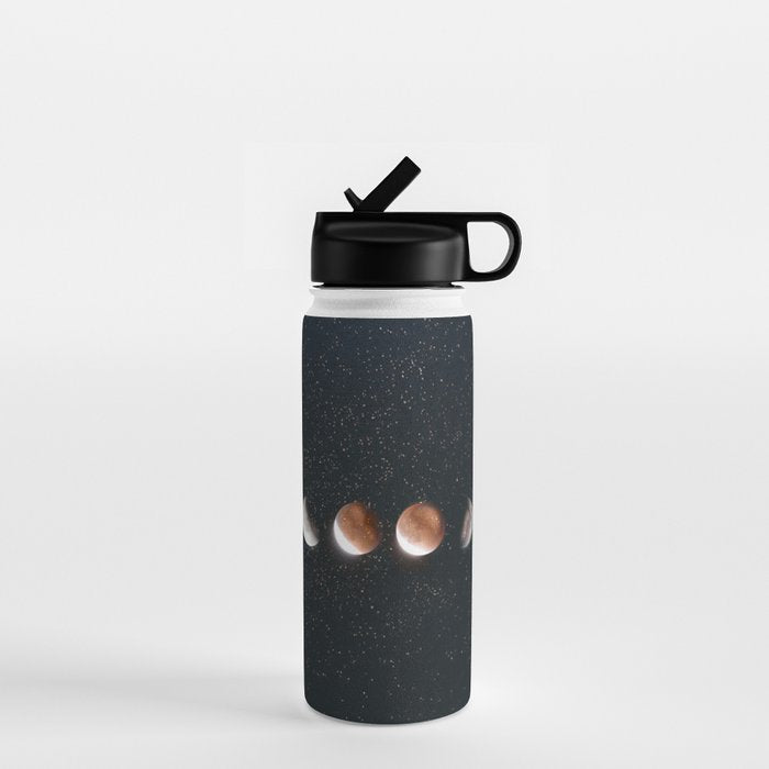 Phases of the Moon II Water Bottle Gallery Image 1