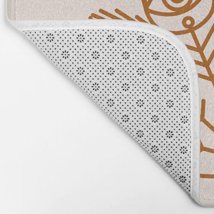 Cosmic Peacock Bath Mat Gallery Image 2