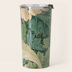 William Morris Acanthus Forest Green Travel Mug Gallery Image 2