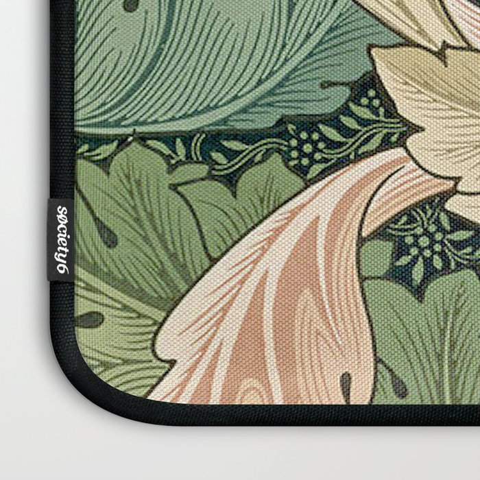 William Morris Acanthus Forest Green Laptop Sleeve Gallery Image 3