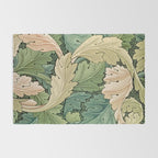 William Morris Acanthus Forest Green Rug Gallery Image 2