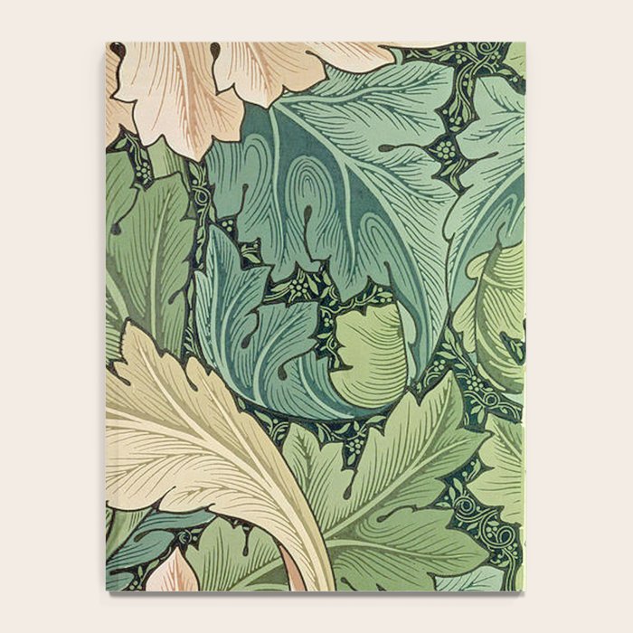 William Morris Acanthus Forest Green Notebook Gallery Image 4