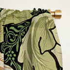 William Morris Acanthus Forest Green Window Curtain Gallery Image 2