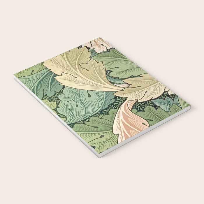 William Morris Acanthus Forest Green Notebook Gallery Image 3