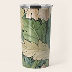 William Morris Acanthus Forest Green Travel Mug Gallery Image 1