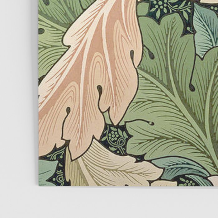 William Morris Acanthus Forest Green Poster Gallery Image 3
