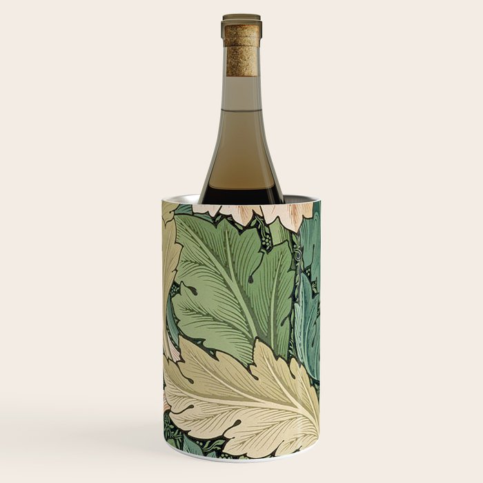 William Morris Acanthus Forest Green Wine Chiller Gallery Image 1