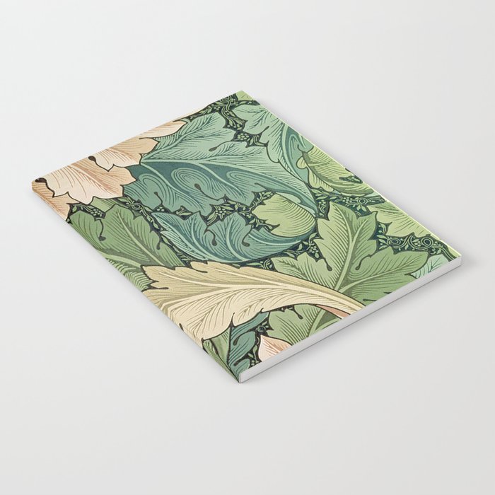 William Morris Acanthus Forest Green Notebook Gallery Image 1