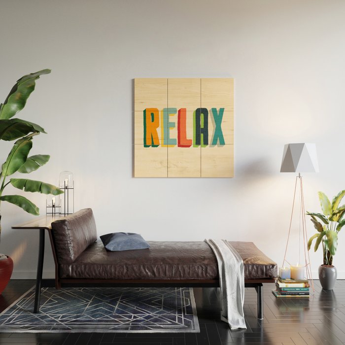 Relax Wood Wall Art Gallery Image 2