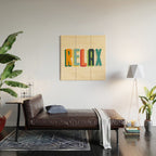 Relax Wood Wall Art Gallery Image 2