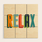 Relax Wood Wall Art Gallery Image 1