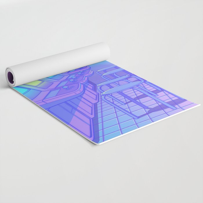 Midnight Arcade Yoga Mat Gallery Image 2