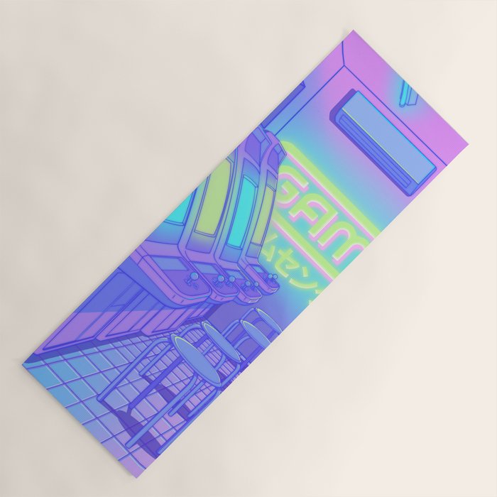 Midnight Arcade Yoga Mat Gallery Image 1