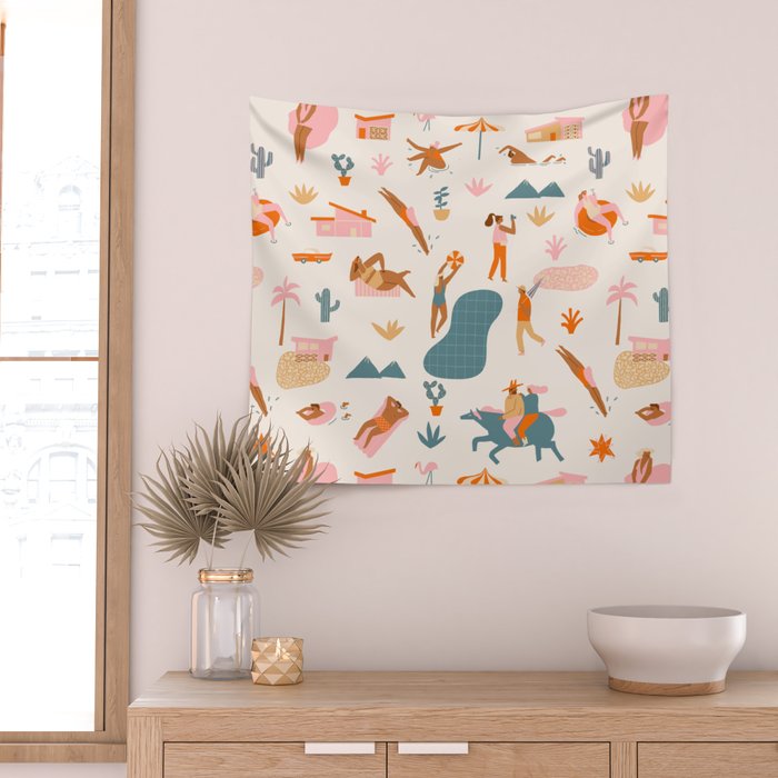 Palm Springs Wall Tapestry Gallery Image 2