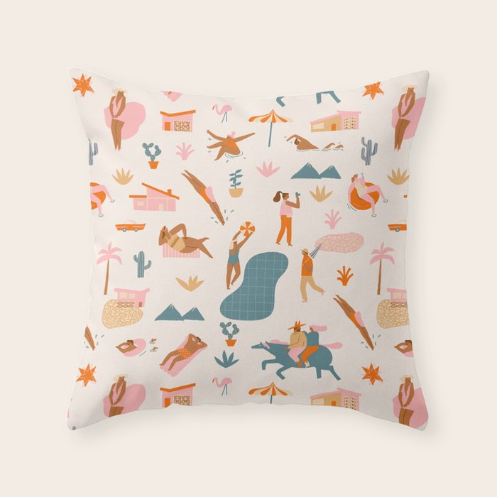 Palm Springs Throw Pillow Gallery Image 6