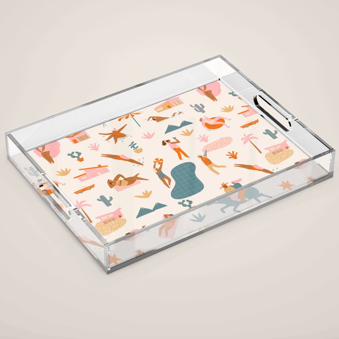 Palm Springs Acrylic Tray Gallery Image 1