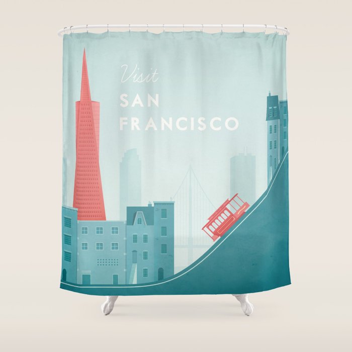 San Francisco Shower Curtain Gallery Image 1