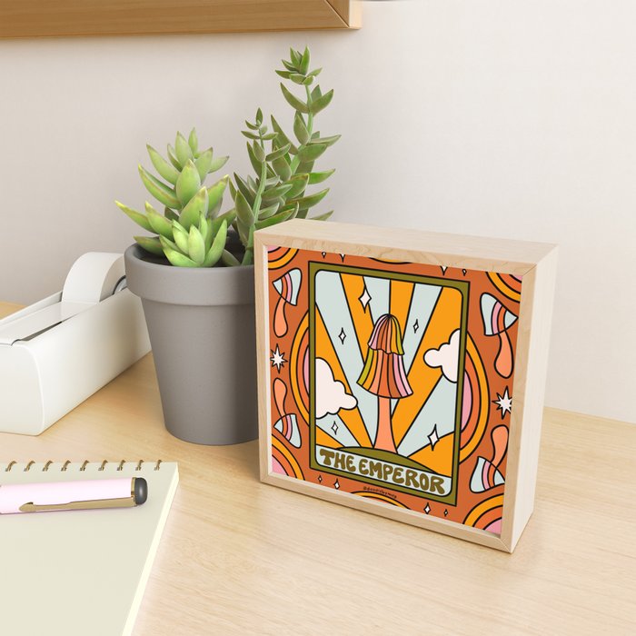 3. The Emperor Mushroom Mini Art Print Gallery Image 2