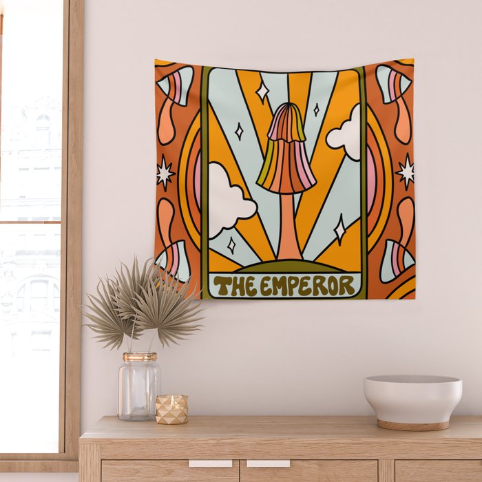 3. The Emperor Mushroom Wall Tapestry Gallery Image 2