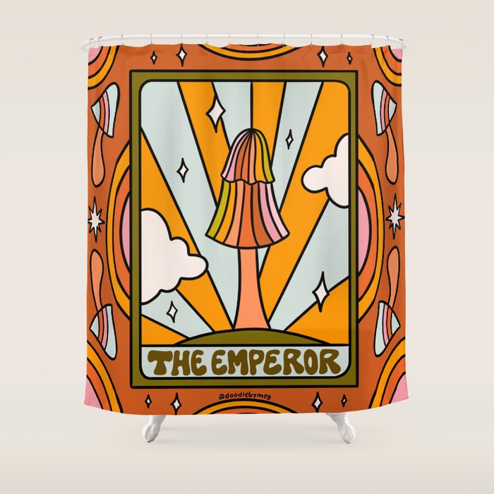 3. The Emperor Mushroom Shower Curtain Gallery Image 1