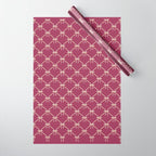 Bows & Ribbons Pattern XXXIII Plum Purple Wrapping Paper Gallery Image 1