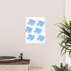 Blue Birds Flying - Painting Poster Gallery Image 2