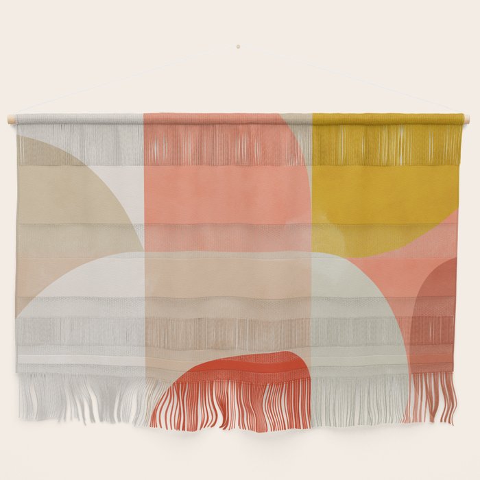 Shapes abstract pastel II Wall Hanging Gallery Image 1
