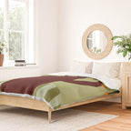 Summer Flower pottery with stripe Duvet Cover Gallery Image 2
