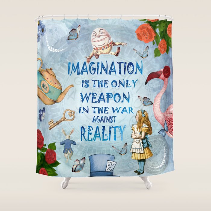 Alice In Wonderland - Imagination Shower Curtain Gallery Image 1