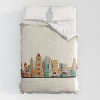 kansas city skyline Comforter Gallery Image 6