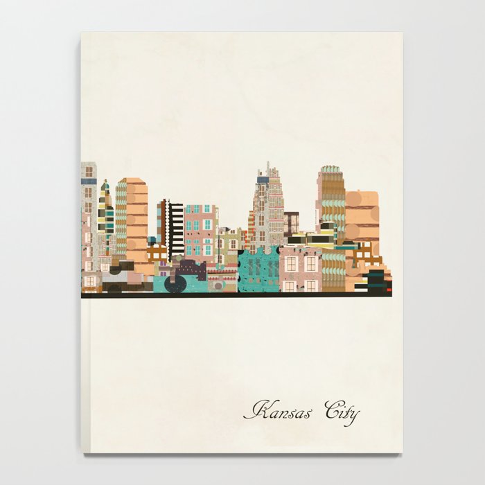 kansas city skyline Notebook Gallery Image 4