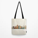 kansas city skyline Tote Bag Gallery Image 2