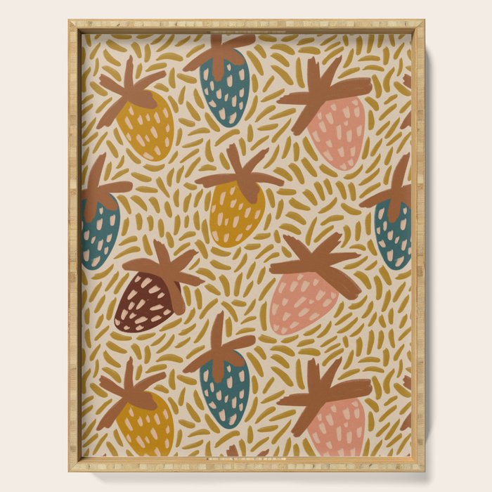 Strawberries Serving Tray Gallery Image 1