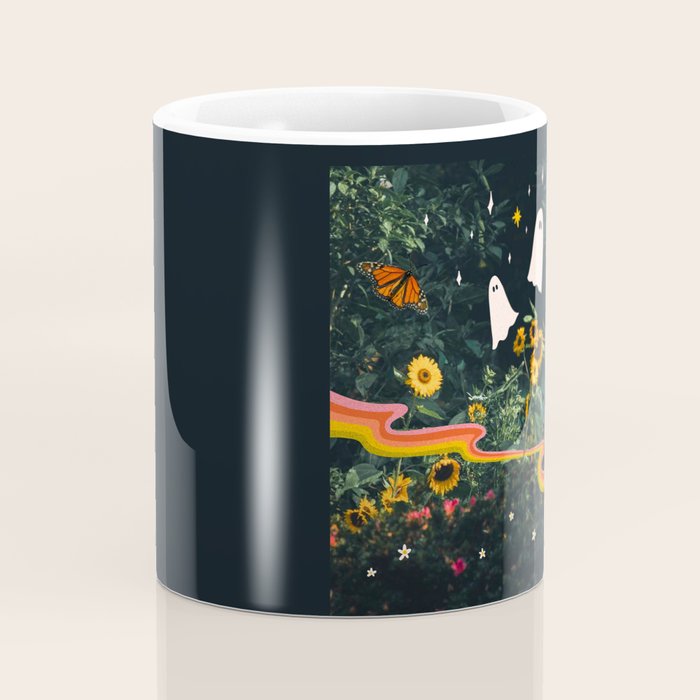 Autumn Sunflower Collage Coffee Mug Gallery Image 4
