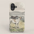 Vintage Illustration of Pointer Dogs (1846) iPhone Case Gallery Image 1