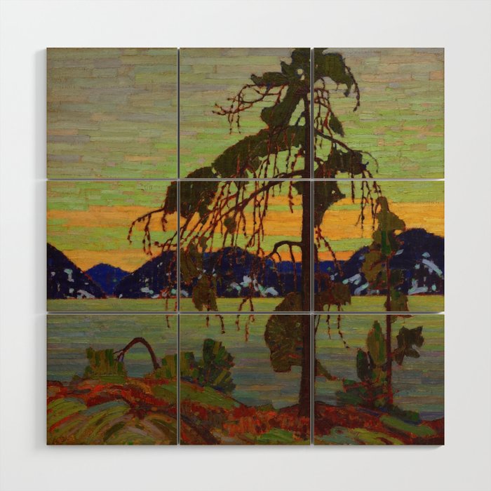 Tom Thomson The Jack Pine 1916-1917 Canadian Landscape Artist Wood Wall Art Gallery Image 1