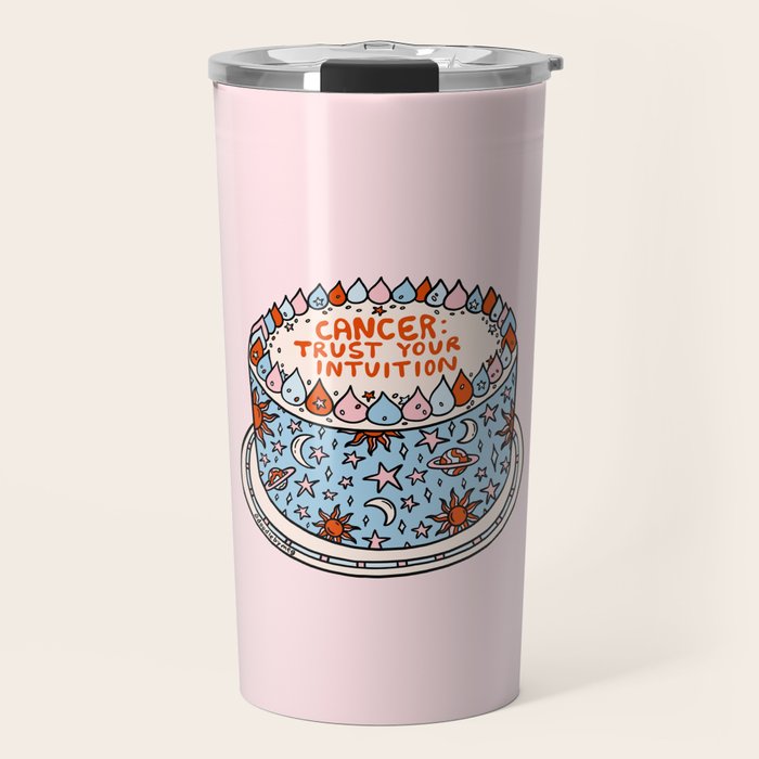 Cancer Cake Travel Mug Gallery Image 1