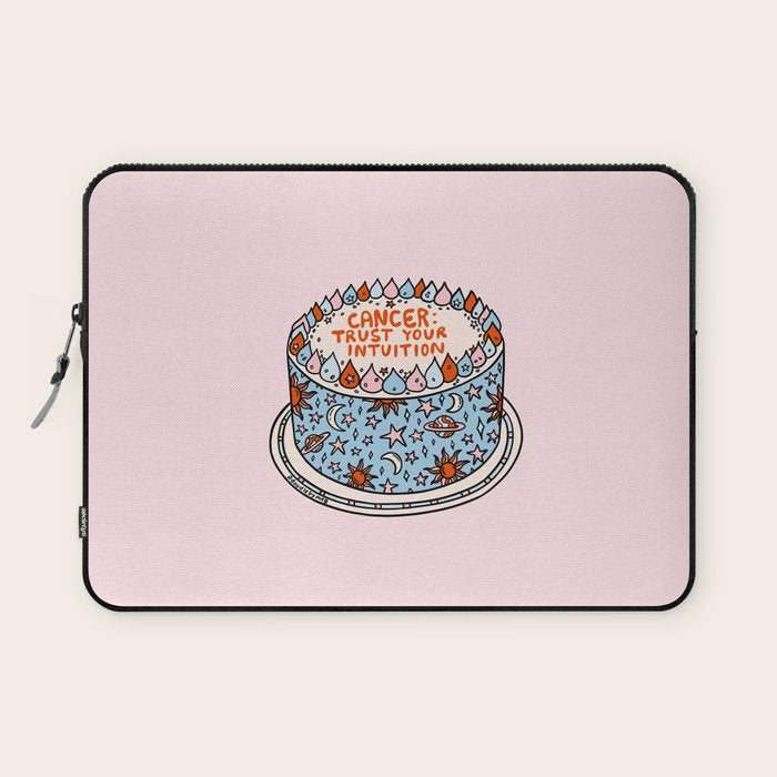 Cancer Cake Laptop Sleeve Gallery Image 1