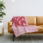 Wild Ferns: Wine Edition Throw Blanket Gallery Image 1