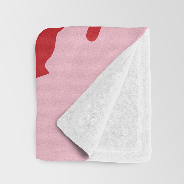 Wild Ferns: Wine Edition Throw Blanket Gallery Image 3