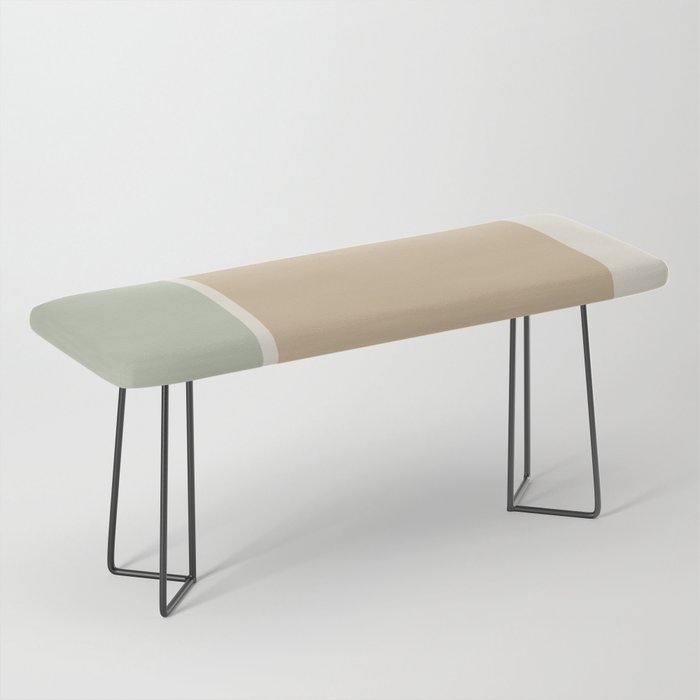 Contemporary Color Block LVI Bench Gallery Image 1