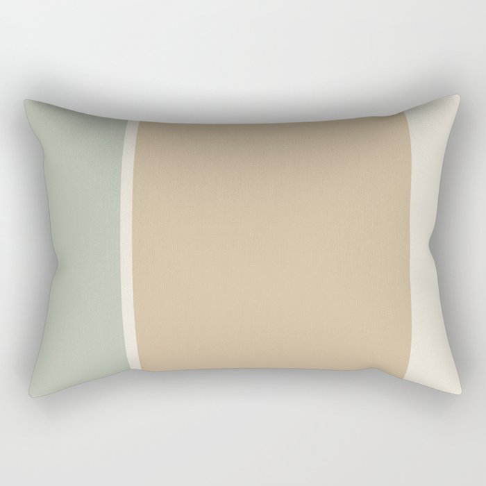 Contemporary Color Block LVI Rectangular Pillow Gallery Image 1