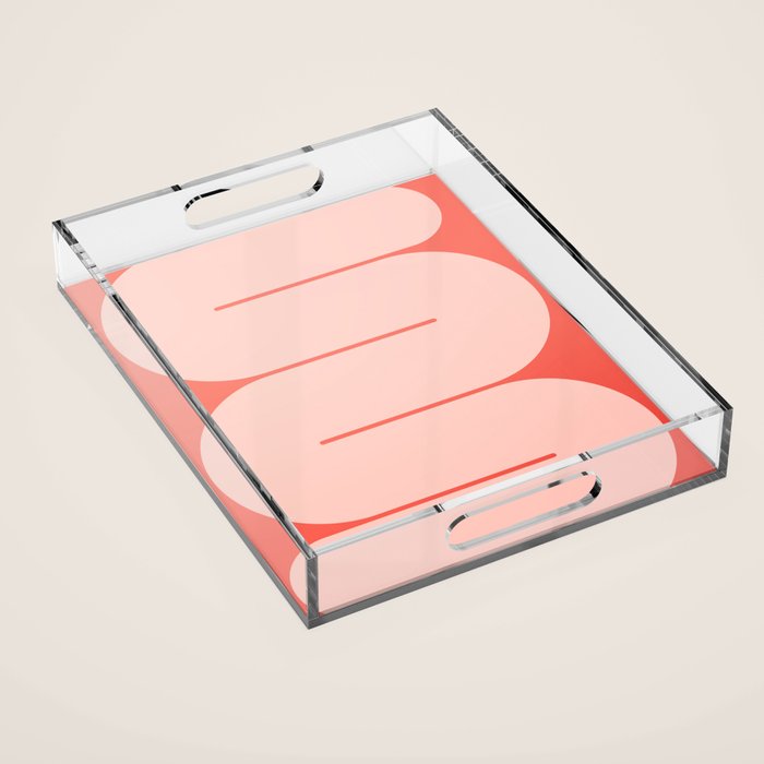 Modern geometric shapes 27 Acrylic Tray Gallery Image 1