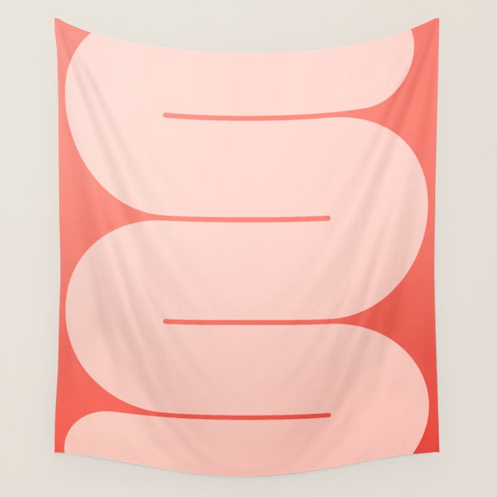 Modern geometric shapes 27 Wall Tapestry Gallery Image 4