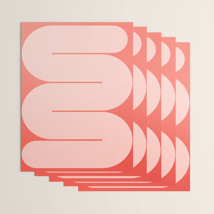 Modern geometric shapes 27 Wrapping Paper Gallery Image 3