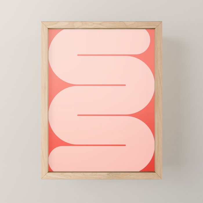 Modern geometric shapes 27 Mini Art Print Gallery Image 1