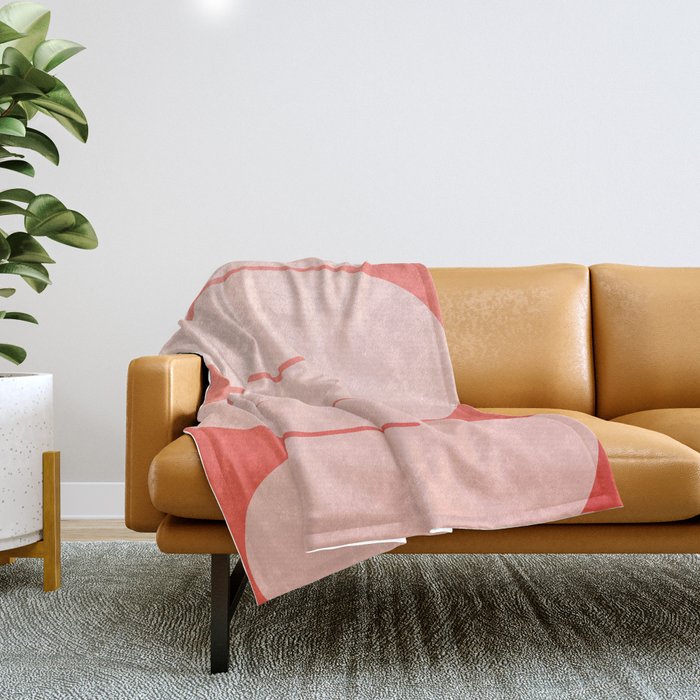 Modern geometric shapes 27 Throw Blanket Gallery Image 1