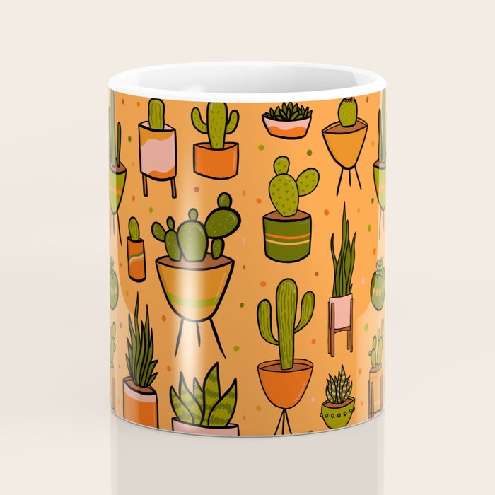 Modern Cactus Coffee Mug Gallery Image 4