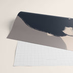Minimal Abstract Art Black Cat Wrapping Paper Gallery Image 2
