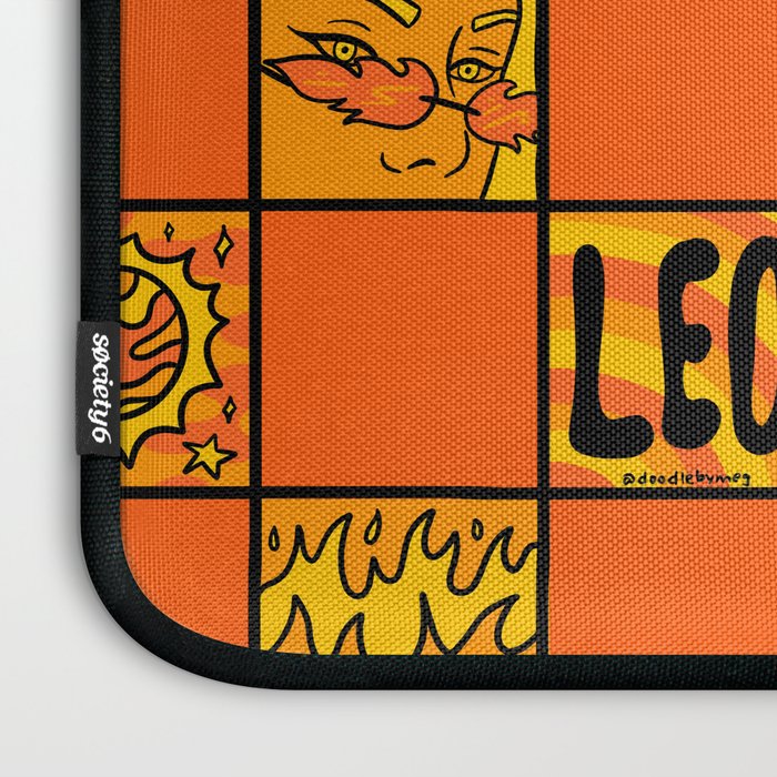 Leo Checkered Print Laptop Sleeve Gallery Image 3